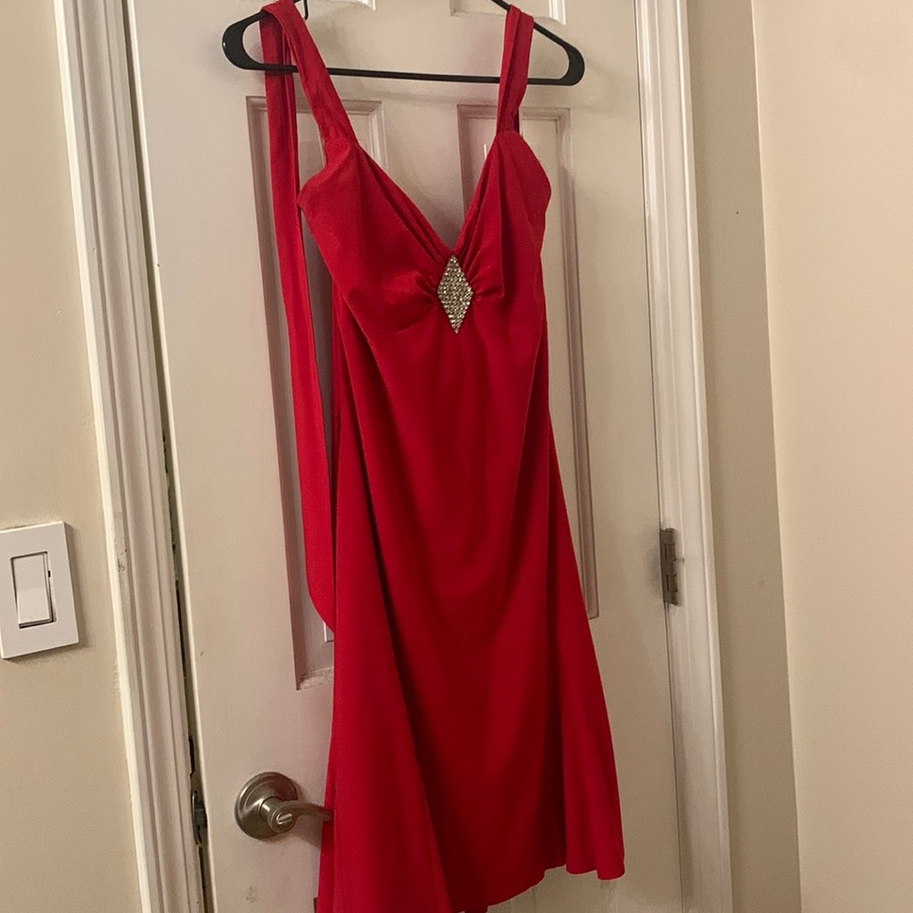 Red dress